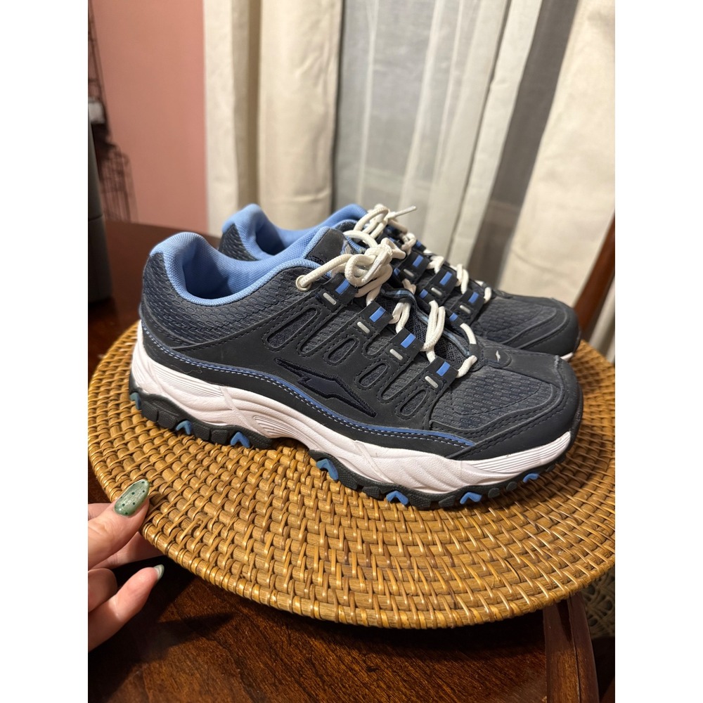Avia Womens Trail Running Shoes Navy Blue Light Blue Size 7.5 WMAI46S010